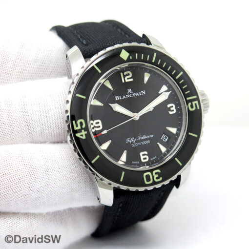 Blancpain Fifty Fathoms Stainless Steel Automatic with Black Dial
