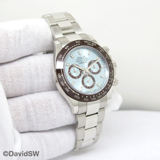 Rolex 116506 Cosmograph Daytona Platinum with Ice Blue Dial