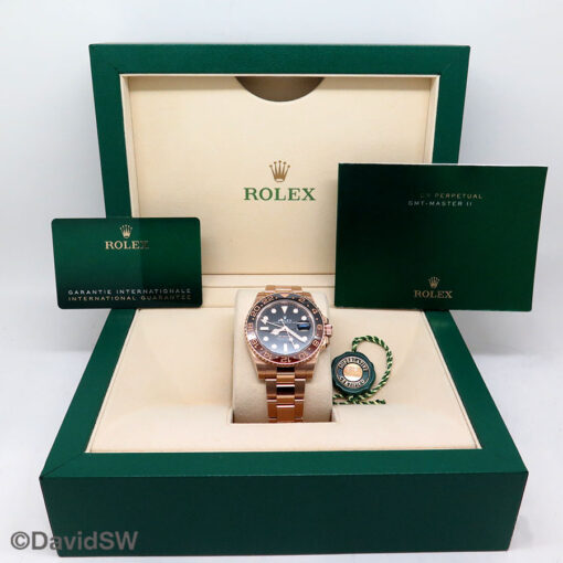 Rolex 126715CHNR GMT Master II 18K Rose Gold - Image 2