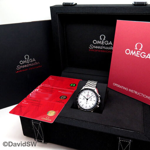 Omega Speedmaster Professional Moonwatch “Sapphire Sandwich” with White Dial - Image 2