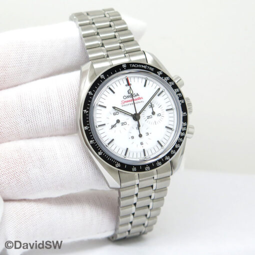 Omega Speedmaster Professional Moonwatch “Sapphire Sandwich” with White Dial