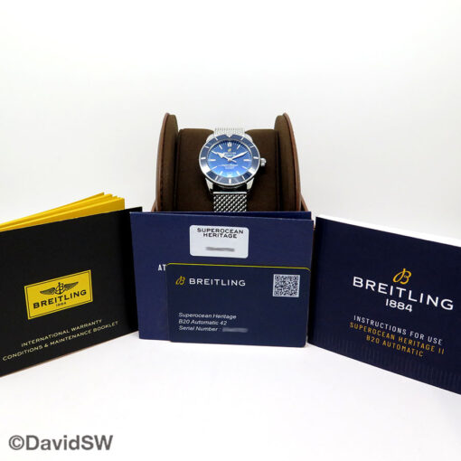 Breitling AB2010 Superocean Heritage B20 with Blue Dial 42mm - Image 2