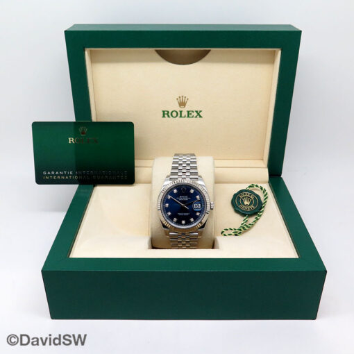 Rolex 126334 Datejust 41 with Blue Diamond Dial on Jubilee - Image 2