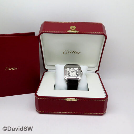 Cartier W20073X8 Santos 100 Silver Automatic - Image 2