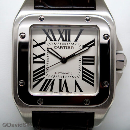 Cartier W20073X8 Santos 100 Silver Automatic - Image 3