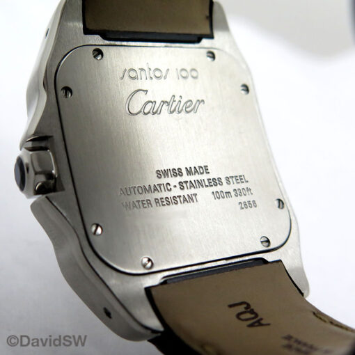 Cartier W20073X8 Santos 100 Silver Automatic - Image 4