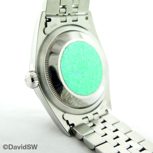 Rolex 16234 Datejust with Silver Rolex Motif Diamond Dial on Jubilee - Image 4