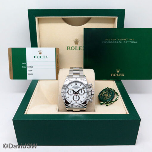 Rolex 116520 Cosmograph Daytona with White Dial - Image 2