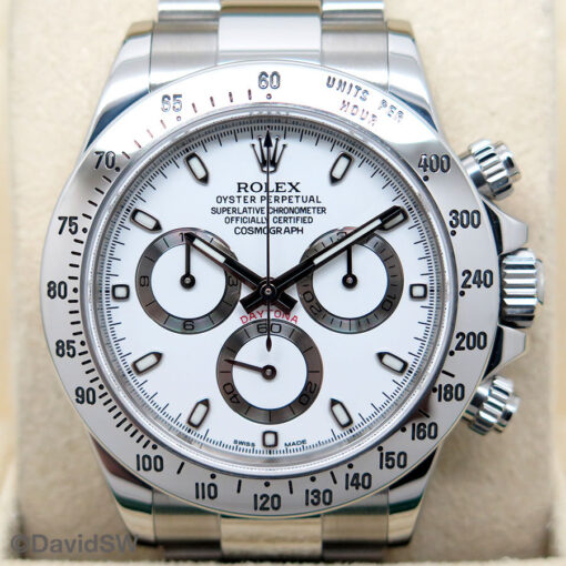 Rolex 116520 Cosmograph Daytona with White Dial - Image 3