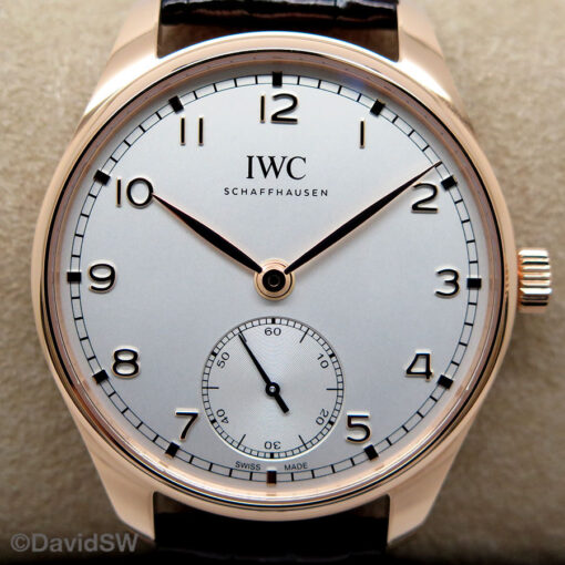 IWC IW3583 Portugieser 18K Rose Gold Automatic with Silver Dial - Image 3