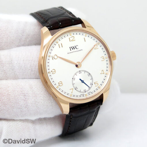 IWC IW3583 Portugieser 18K Rose Gold Automatic with Silver Dial