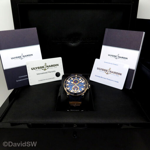 Ulysse Nardin 265-90-3/93 Maxi Marine Diver Titanium & 18K Rose Gold - Image 2