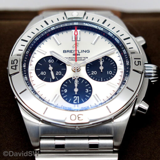 Breitling AB0134 Chronomat B01 42mm with Silver Dial - Image 3