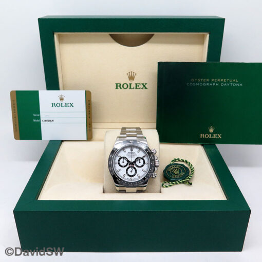 Rolex 116500LN Cosmograph Daytona with White Dial - Image 2