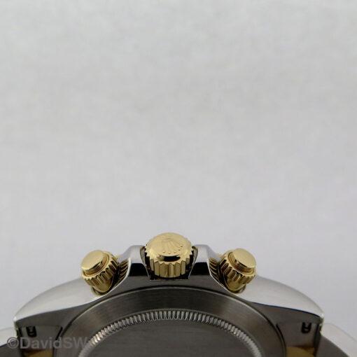 Rolex 116523 Cosmograph Daytona 18K/SS with Ivory Arabic Dial - Image 4