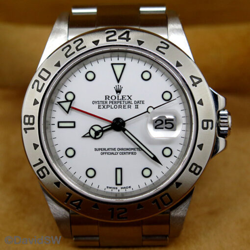 Rolex 16570 Explorer II with White Dial - Image 3