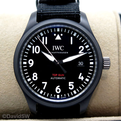 IWC IW3269 Pilot’s Watch Automatic Top Gun Ceramic on NATO - Image 3