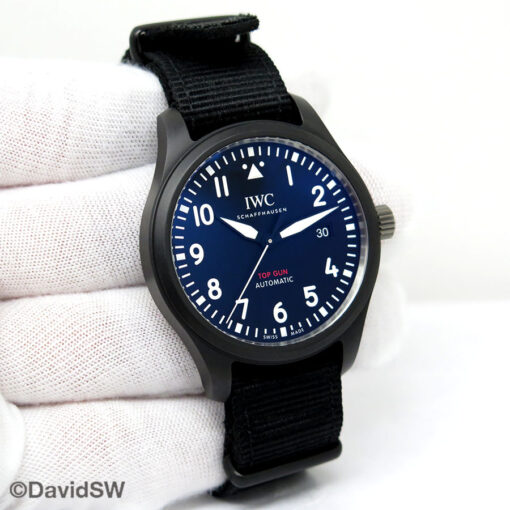 IWC IW3269 Pilot’s Watch Automatic Top Gun Ceramic on NATO
