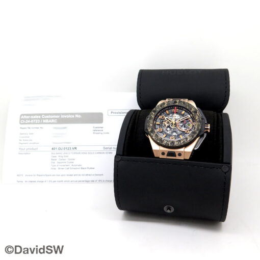 Alternative view of Hublot Big Bang Unico Ferrari King Gold Limited Edition