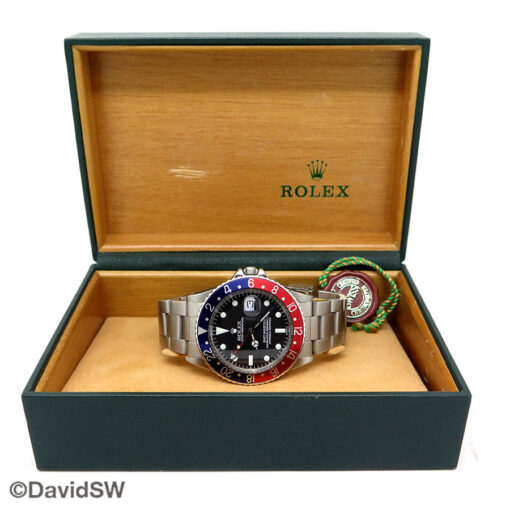 Rolex 1675 GMT Master with Red & Blue Bezel on Oyster - Image 2