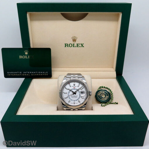 Rolex 326934 Skydweller with White Dial on Jubilee - Image 2