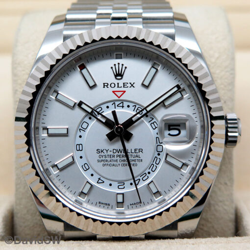 Rolex 326934 Skydweller with White Dial on Jubilee - Image 3