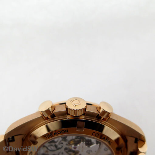 Omega Speedmaster Moonwatch 18K Rose Gold on Bracelet - Image 5