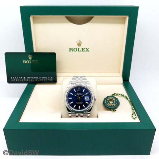 Rolex 126334 Datejust 41 with Blue Stick Dial on Jubilee - Image 2