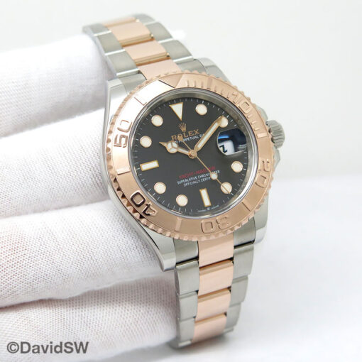 Rolex 126621 Yachtmaster 18K/SS with Black Dial