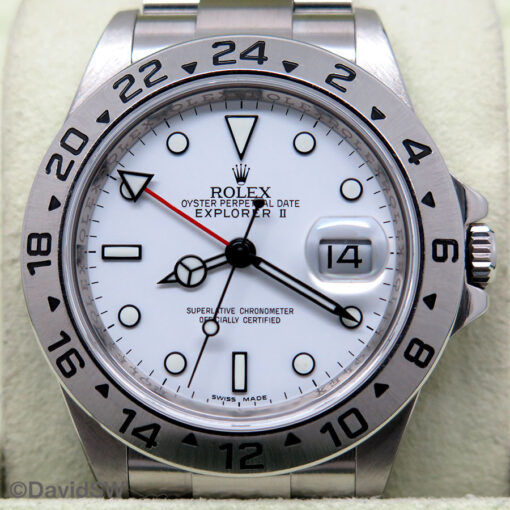 Rolex 16570 Explorer II with White Dial and 3186 Movement - Image 3