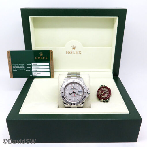 Rolex 16622 Yachtmaster with Platinum Dial - Image 2