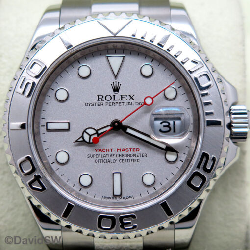 Rolex 16622 Yachtmaster with Platinum Dial - Image 3