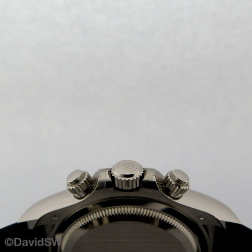 Rolex 126519LN Cosmograph Daytona 18K White Gold with Steel Dial on Oysterflex - Image 4