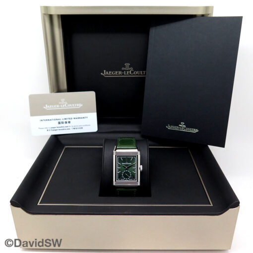 Jaeger LeCoultre Q397843J Reverso Tribute Monoface Small Seconds with Green Dial - Image 3
