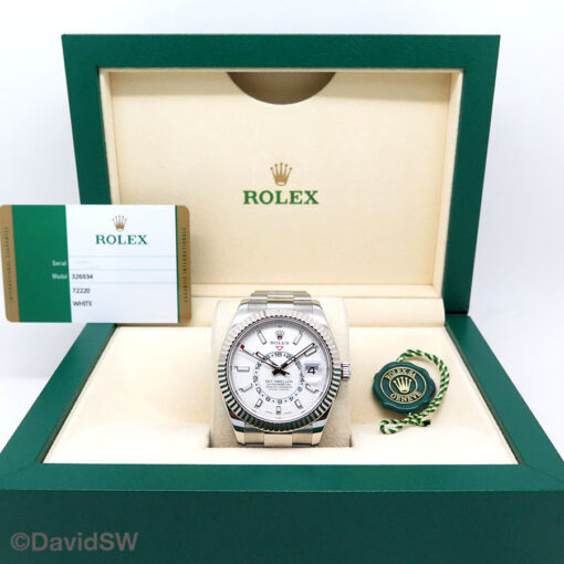 Rolex 326934 Skydweller with White Dial on Oyster - Image 2