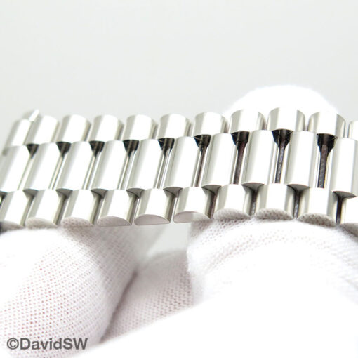 Rolex 228206 Day Date 40 Platinum with Ice Blue Baguette Diamond Dial - Image 6