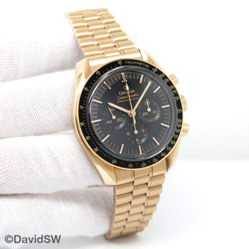 Omega Speedmaster Moonwatch 18K Rose Gold on Bracelet