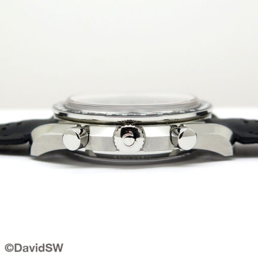 Omega Speedmaster Racing Chronograph with Silver Dial on Leather - Image 5