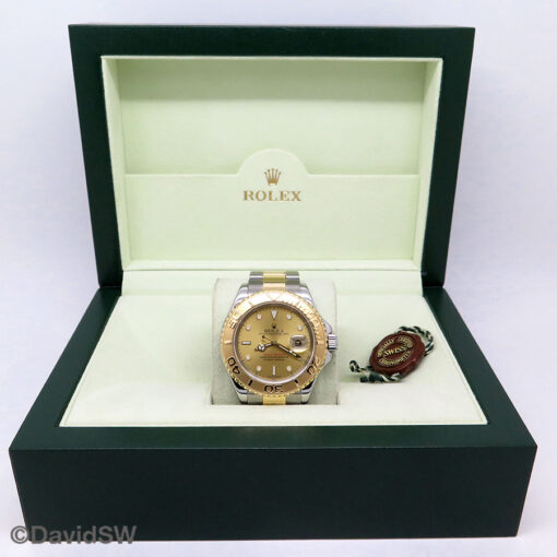 Rolex 16623 Yachtmaster 18K/SS with Champagne Dial - Image 2