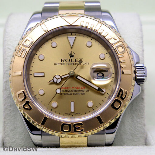 Rolex 16623 Yachtmaster 18K/SS with Champagne Dial - Image 3
