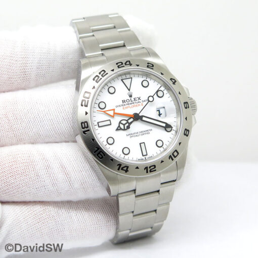 Rolex 226570 Explorer II with White Dial
