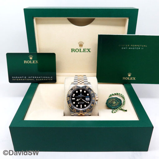 Rolex 126713GRNR GMT Master II 18K/SS on Jubilee - Image 2