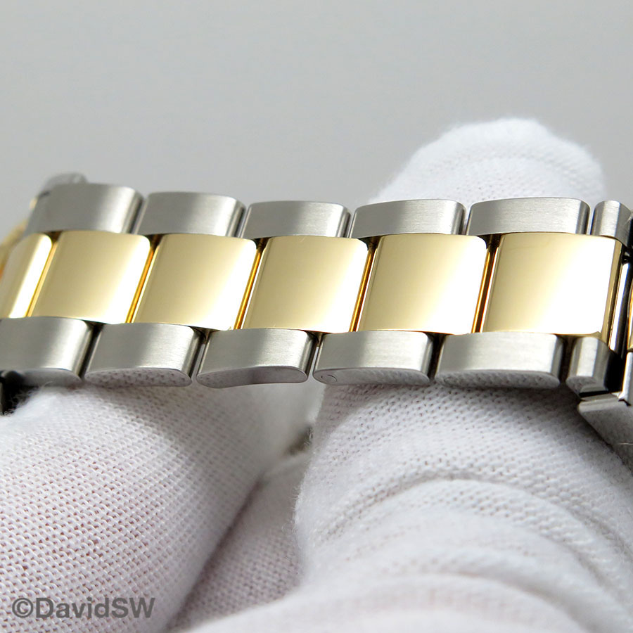 Rolex 126283RBR Datejust 18K/SS with Champagne Diamond Dial and Diamond Bezel on Oyster - Image 8