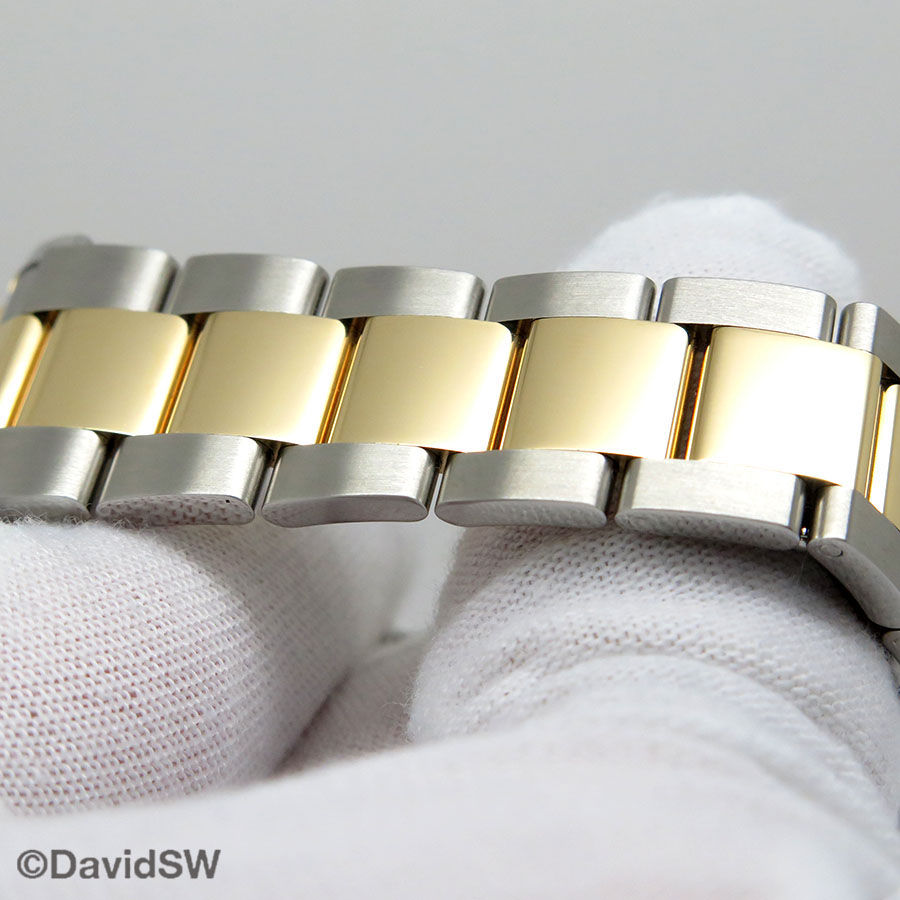 Rolex 126283RBR Datejust 18K/SS with Champagne Diamond Dial and Diamond Bezel on Oyster - Image 6