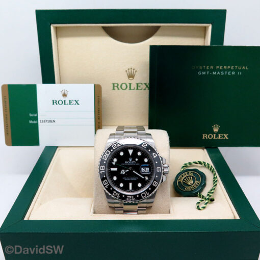 Alternative view of Rolex 116710LN GMT Master II