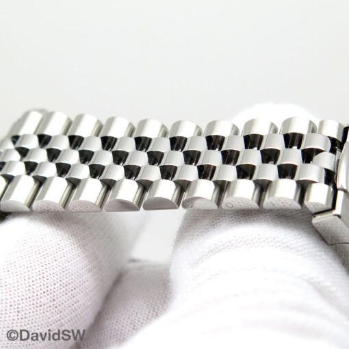 Rolex 126234 Datejust with Olive Green Palm Motif Diamond Dial on Jubilee - Image 8