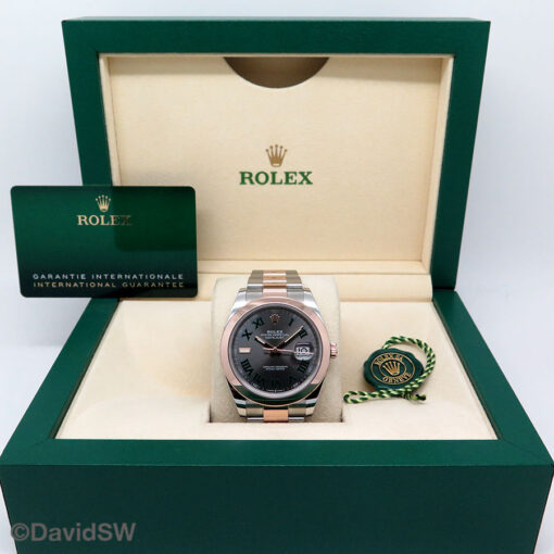 Rolex 126301 Datejust 41 18K/SS with Slate Roman Dial on Oyster - Image 2