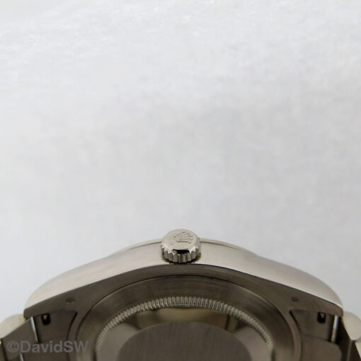Rolex 218239 Day Date II 18K White Gold with Black Roman Dial - Image 4