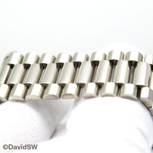 Rolex 218239 Day Date II 18K White Gold with Black Roman Dial - Image 8