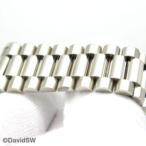 Rolex 218239 Day Date II 18K White Gold with Black Roman Dial - Image 6